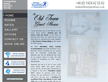 Tablet Screenshot of oldtownguesthouse.co.uk